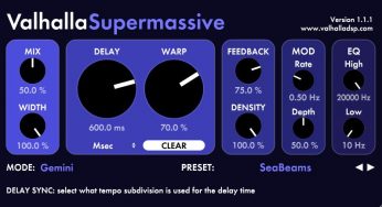 Valhalla DSP – ValhallaSupermassive