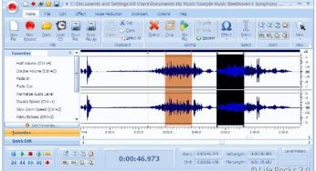 Free audio editor 2009