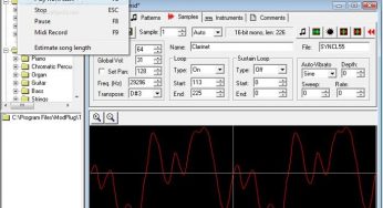 Modplug tracker v.1.16