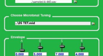 Simple Microtonal Sampler