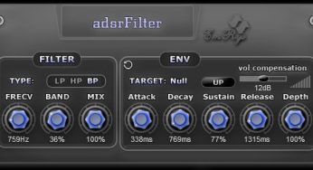 adsrFilter v1.0