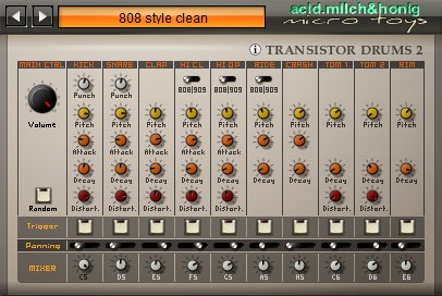 transistor drums two 2