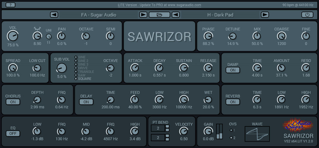 Sugar Audio - Sawrizor Lite Sugar Audio - Sawrizor Lite