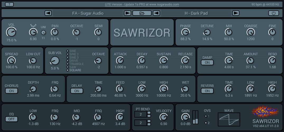 Sugar Audio - Sawrizor Lite