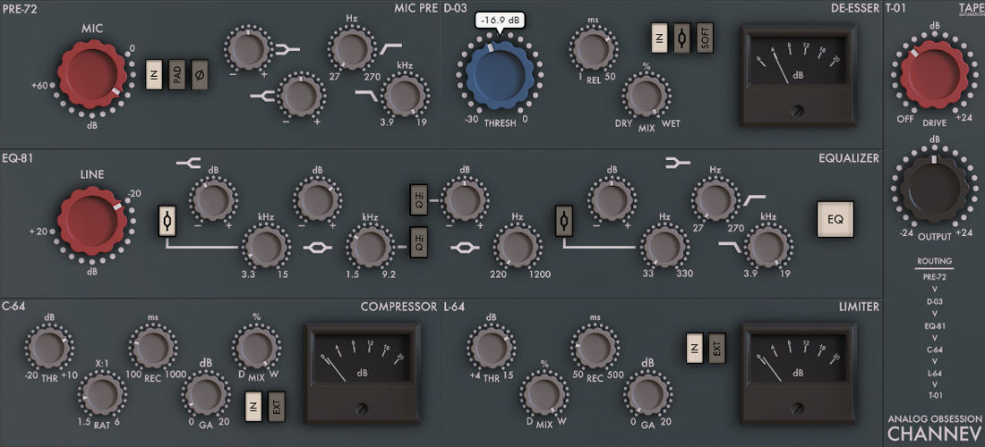 Analog Obsession - CHANNEV | FREE VST PLUGINS