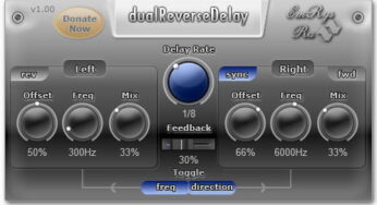 Saschart – dualReverseDelay