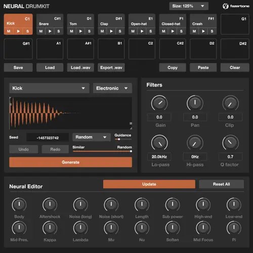 Neural Drumkit Lite