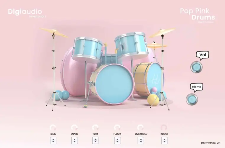 Pop Pink Drums v2 Win Mac Pop Pink Drums