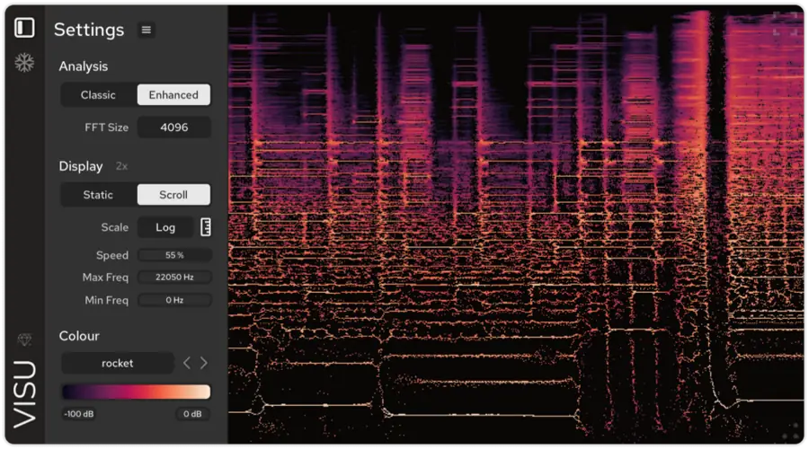 Visu (Real-Time Spectrogram) v1.0 WiN MAC Visu