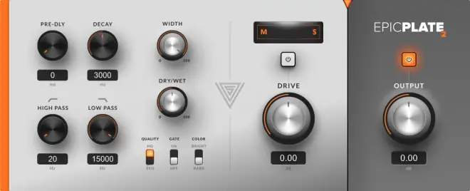 epicPLATE mkII – Silky Plate Reverb