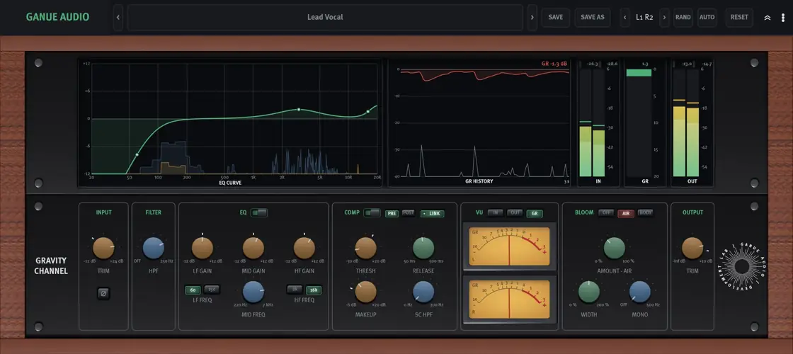 Gravity Channel - Channel Strip Gravity Channel