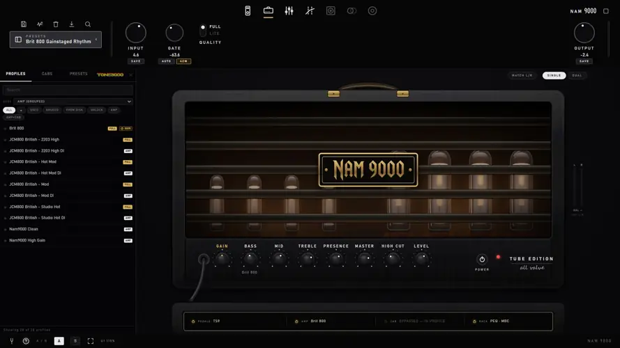 NAM 9000 - Neural Amp Sim NAM 9000