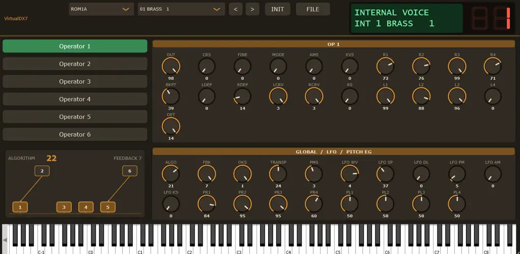 VirtualDX7 – FM Synth