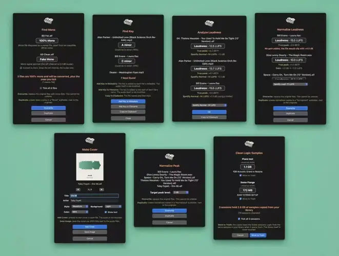 Audio Quick Actions